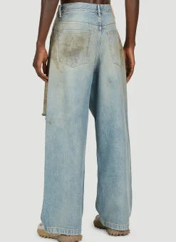 1989 Distressed Wide Leg Jeans