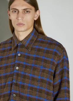 Above Check Boucle Shirt