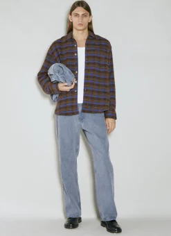 Above Check Boucle Shirt