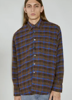 Above Check Boucle Shirt