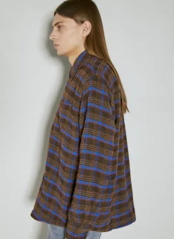 Above Check Boucle Shirt