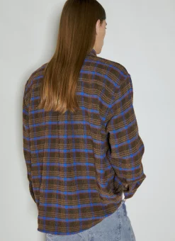Above Check Boucle Shirt