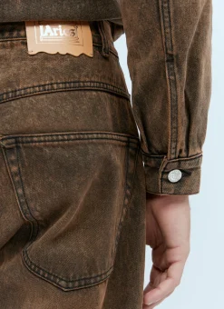 Acid Wash Batten Denim Jean