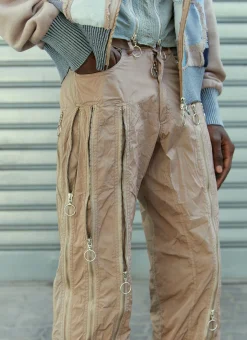 Adjustable Fit Zip Pants