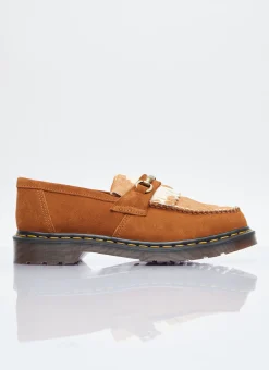 Adrian Snaffle Hairy Suede Loafers