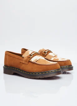 Adrian Snaffle Hairy Suede Loafers