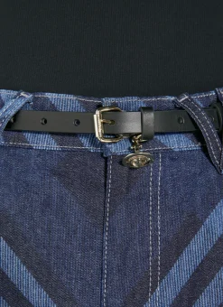 Alex Charm Leather Belt