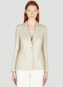 Alpaca Single Breasted Blazer