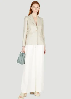 Alpaca Single Breasted Blazer