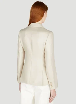 Alpaca Single Breasted Blazer