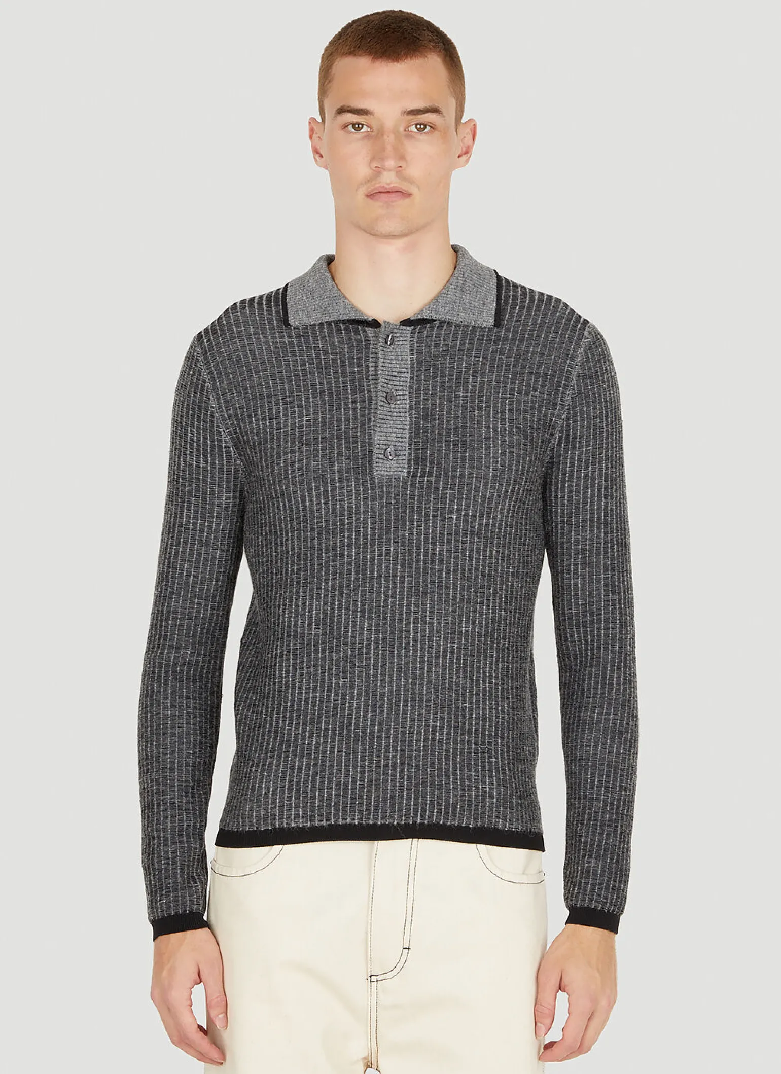 Amoretto Knit Polo Top