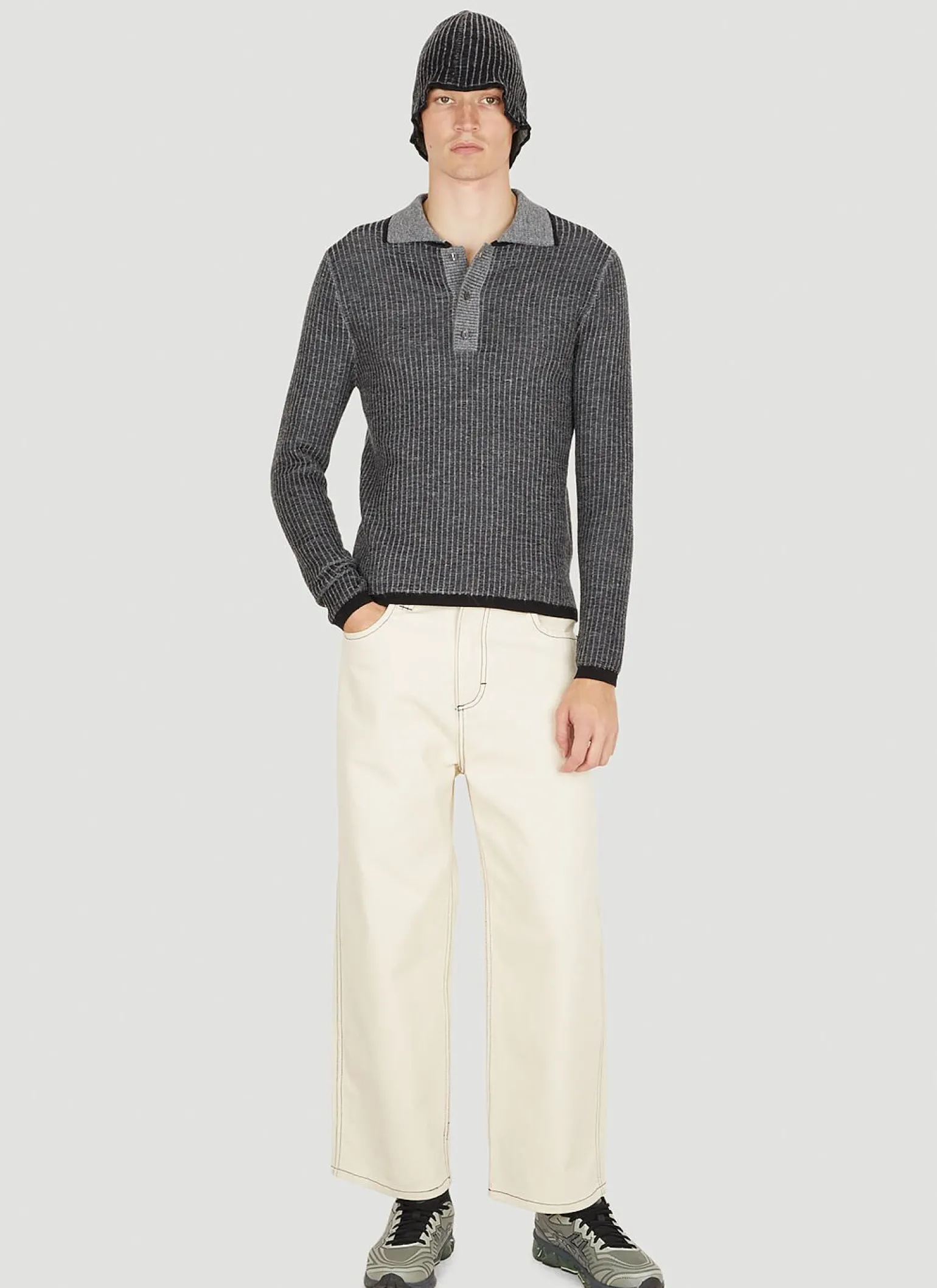 Amoretto Knit Polo Top