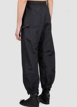 Anchor Logo Embroidered Twisted Track Pants