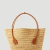 Arco Raffia Medium Tote Bag