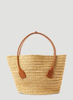 Arco Raffia Medium Tote Bag