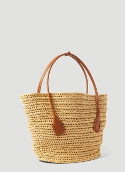 Arco Raffia Medium Tote Bag
