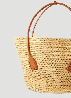 Arco Raffia Medium Tote Bag