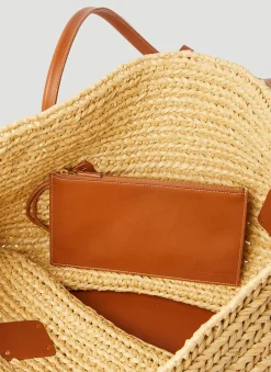 Arco Raffia Medium Tote Bag
