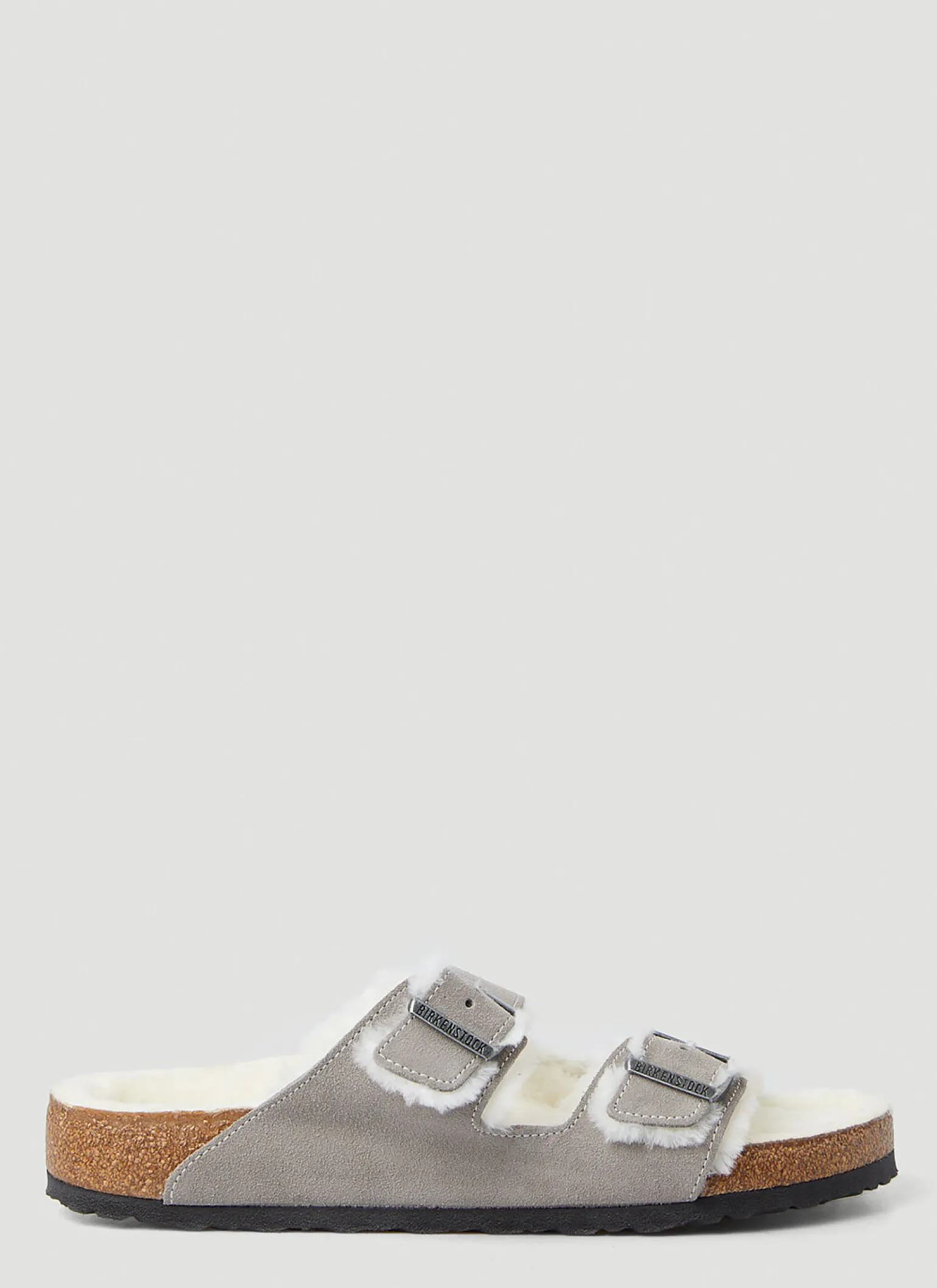 Arizona Shearling Two Strap Sandals
