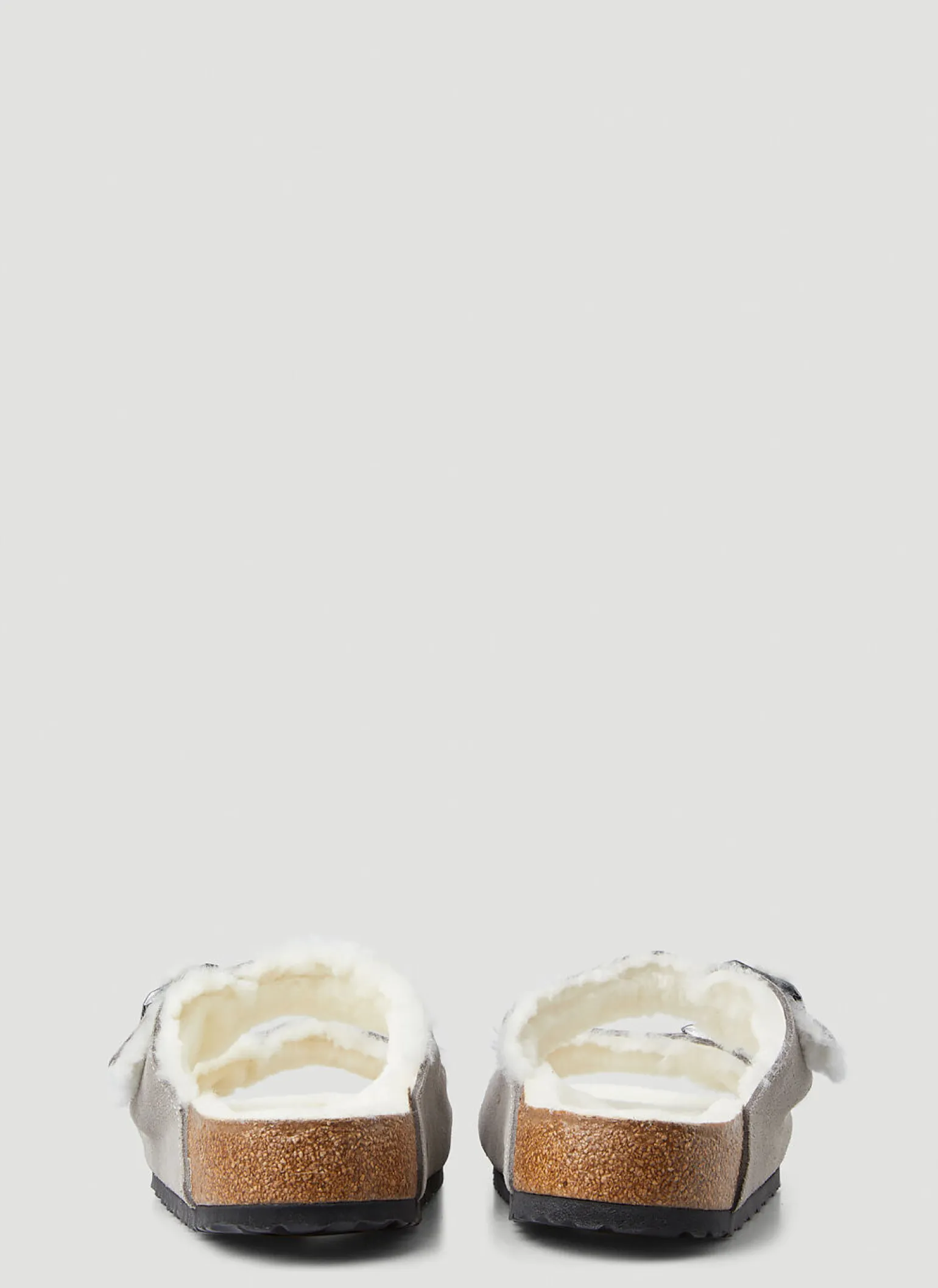 Arizona Shearling Two Strap Sandals