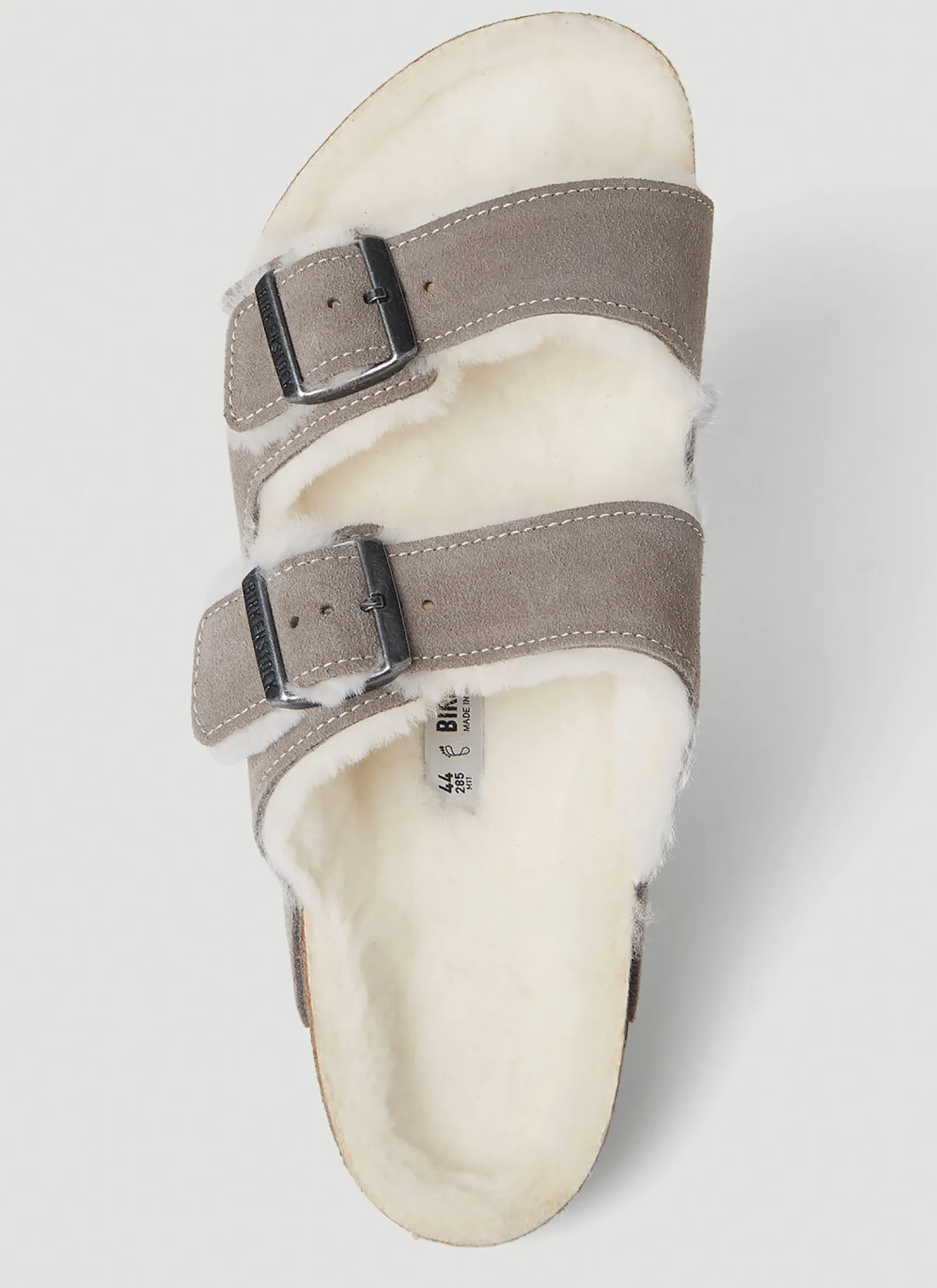 Arizona Shearling Two Strap Sandals