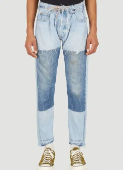 Asymmetric Cuff Jeans