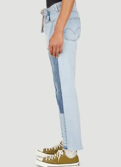 Asymmetric Cuff Jeans