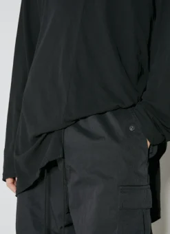 Asymmetric Hem Long Sleeve T-Shirt