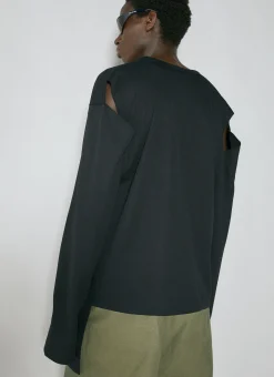 Asymmetric Long Sleeve T-Shirt