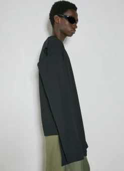Asymmetric Long Sleeve T-Shirt