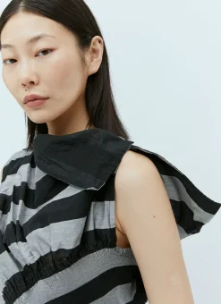 Asymmetric Striped Top
