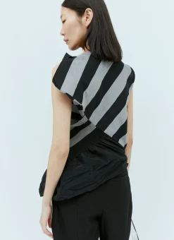 Asymmetric Striped Top