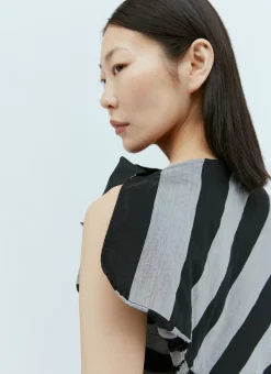 Asymmetric Striped Top