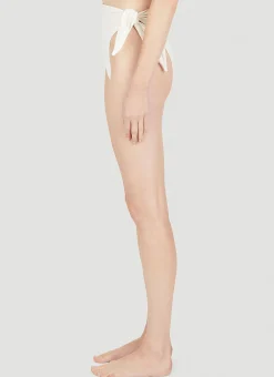 Asymmetric Tie Bikini Bottoms