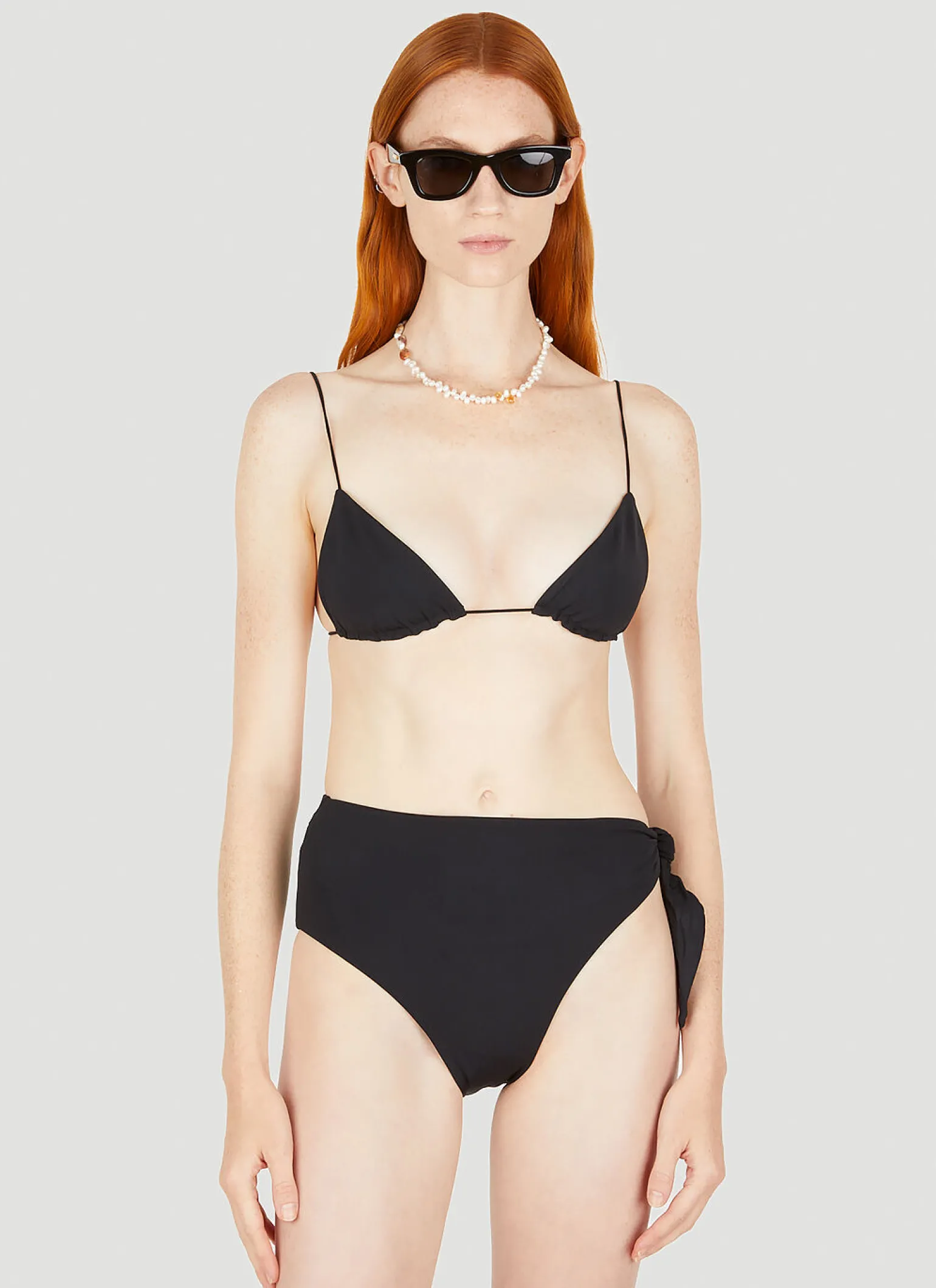 Asymmetrical Tie Bikini Bottoms