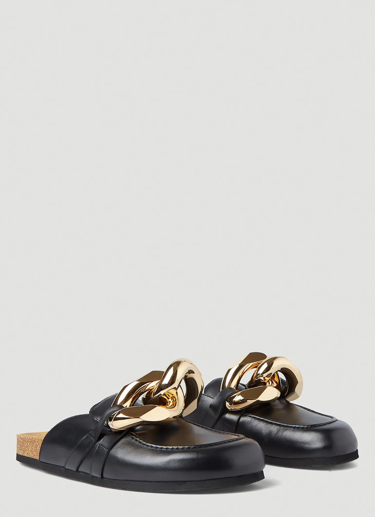 Backless Chain Loafers