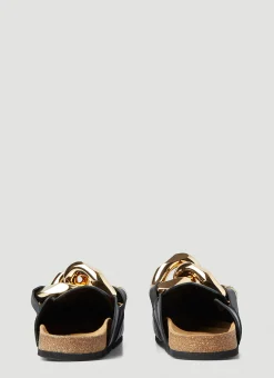 Backless Chain Loafers