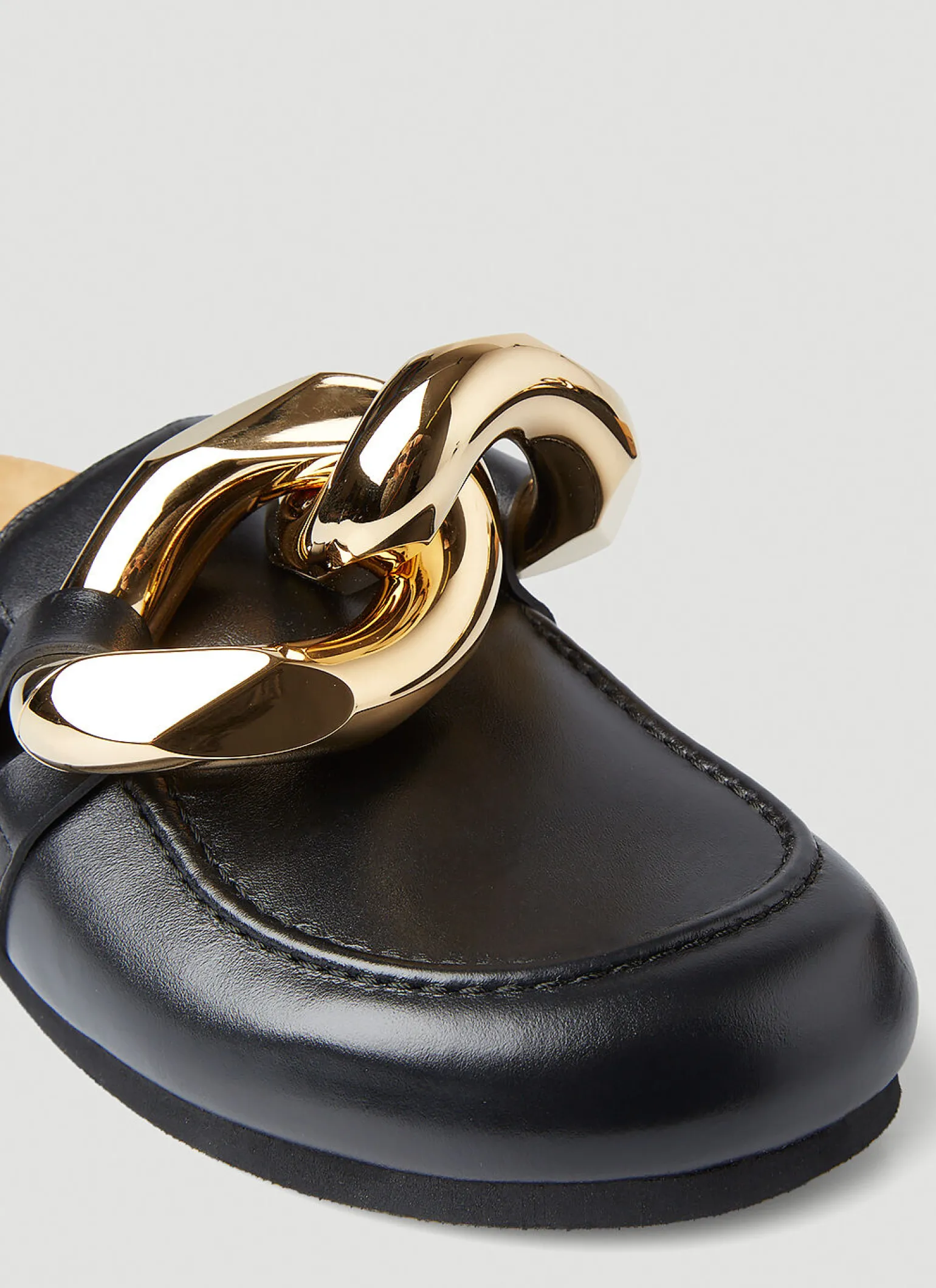 Backless Chain Loafers
