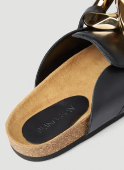 Backless Chain Loafers