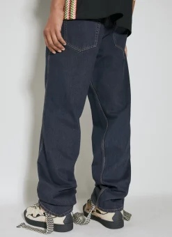 Baggy Twisted Leg Jeans