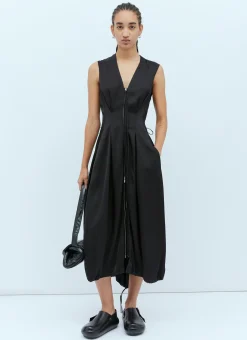 Balloon Midi Dress