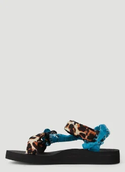 Bandana Leopard Trekky Sandals