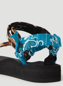 Bandana Leopard Trekky Sandals
