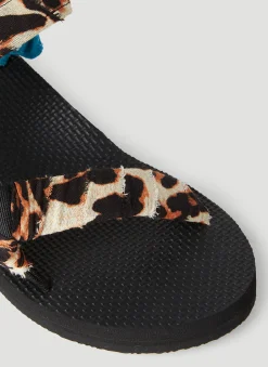 Bandana Leopard Trekky Sandals