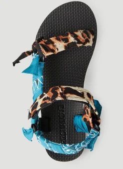Bandana Leopard Trekky Sandals