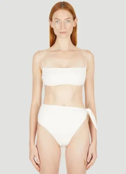 Bandeau Fine Strap Bikini Top