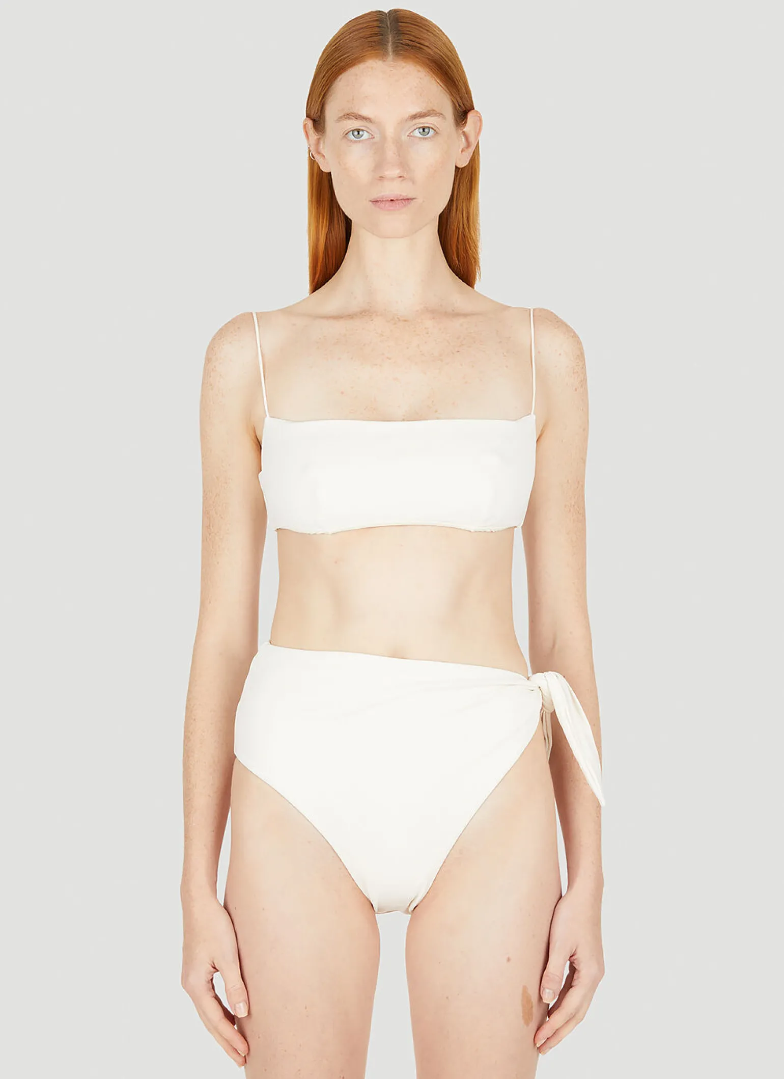 Bandeau Fine Strap Bikini Top