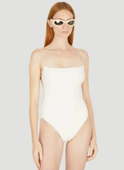 Bandeau Fine Strap Swimsuit