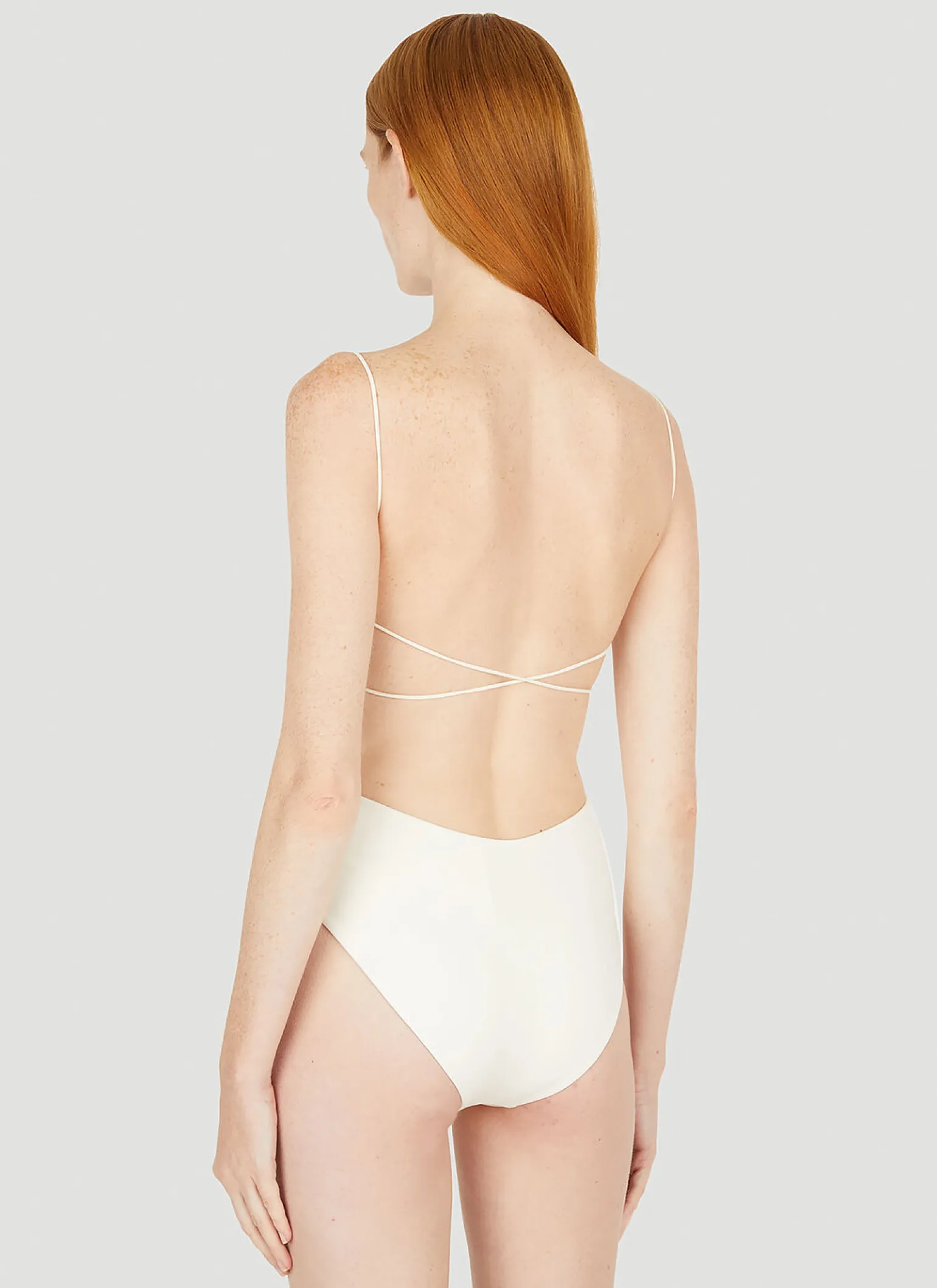 Bandeau Fine Strap Swimsuit