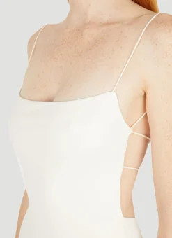 Bandeau Fine Strap Swimsuit
